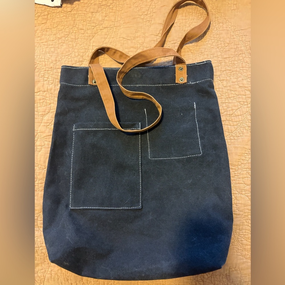 Stylish Black and Brown Tote Bag